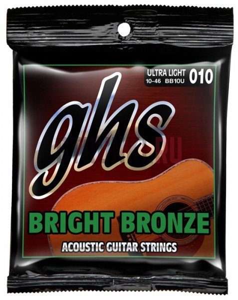 Струны для акустической гитары GHS BB10U 010-046