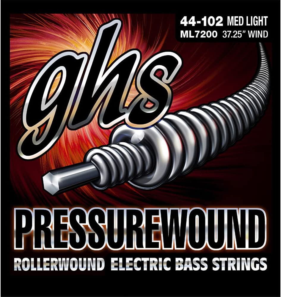 Струны для бас-гитары GHS ML7200 44-102 4-String