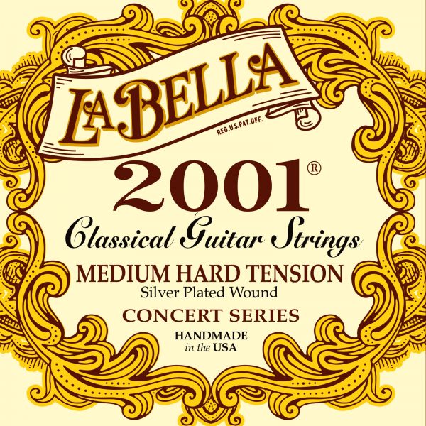 Струны для классической гитары La Bella 2001MH Medium Hard Tension