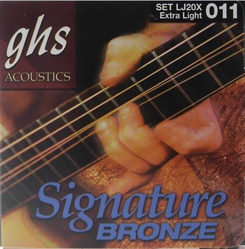 Струны для акустической гитары GHS LJ20X 011-050