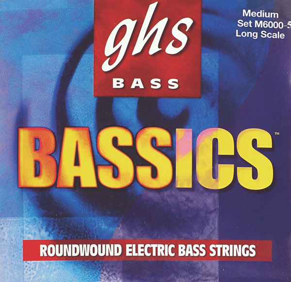 Струны для бас-гитары GHS M6000-5 44-130 5-String