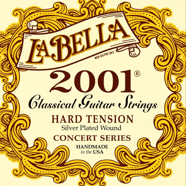 Струны для классической гитары La Bella 2001H Hard Tension