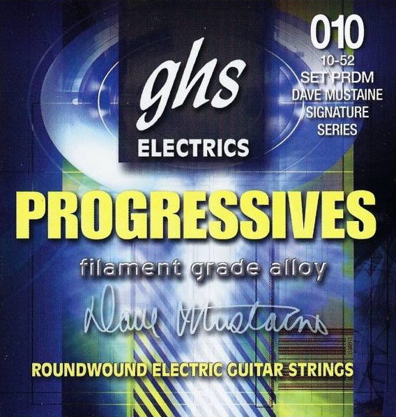 Струны для электрогитары GHS PRDM 10-52
