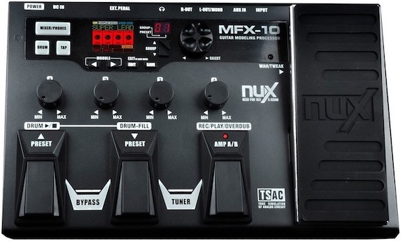 Процессор эффектов для электрогитары NUX MFX-10