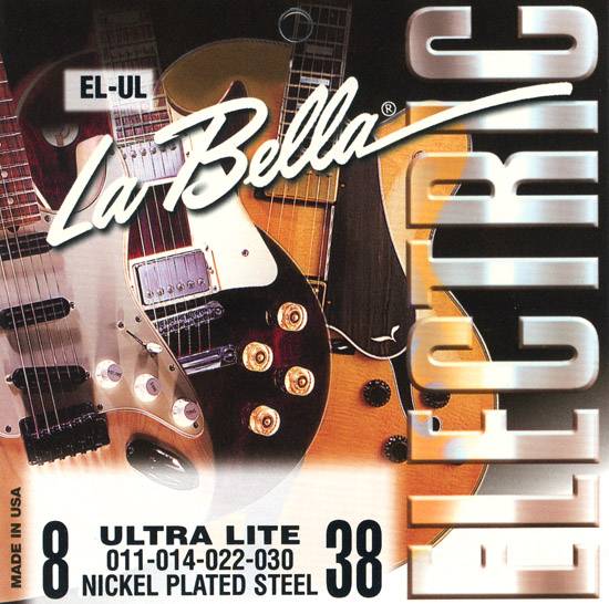 Струны для электрогитары La Bella EL-UL 8-38