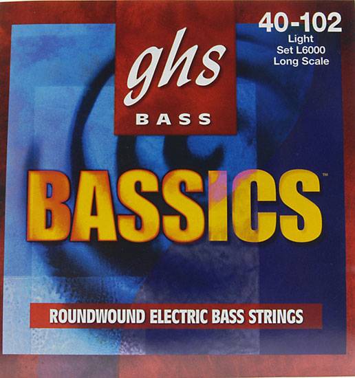 Струны для бас-гитары GHS L6000 40-102 4-String
