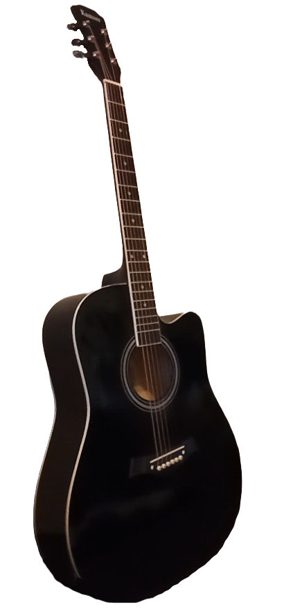 Акустическая гитара Kamoer FT-221 BK Glossy
