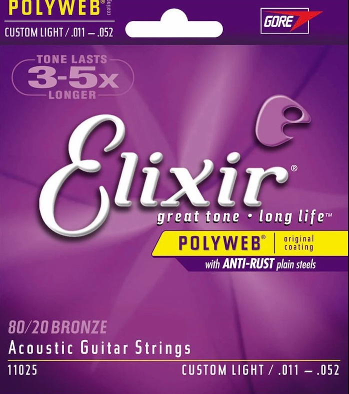 Струны для акустической гитары Elixir 11025 011-052