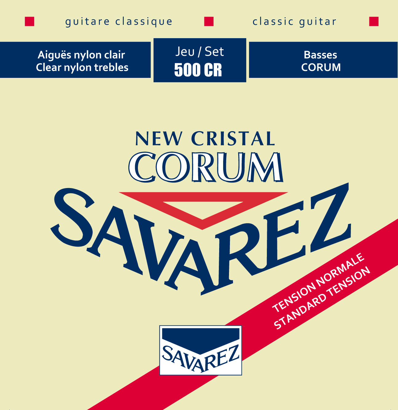 Струны для классической гитары Savarez 500CR Normal Tension