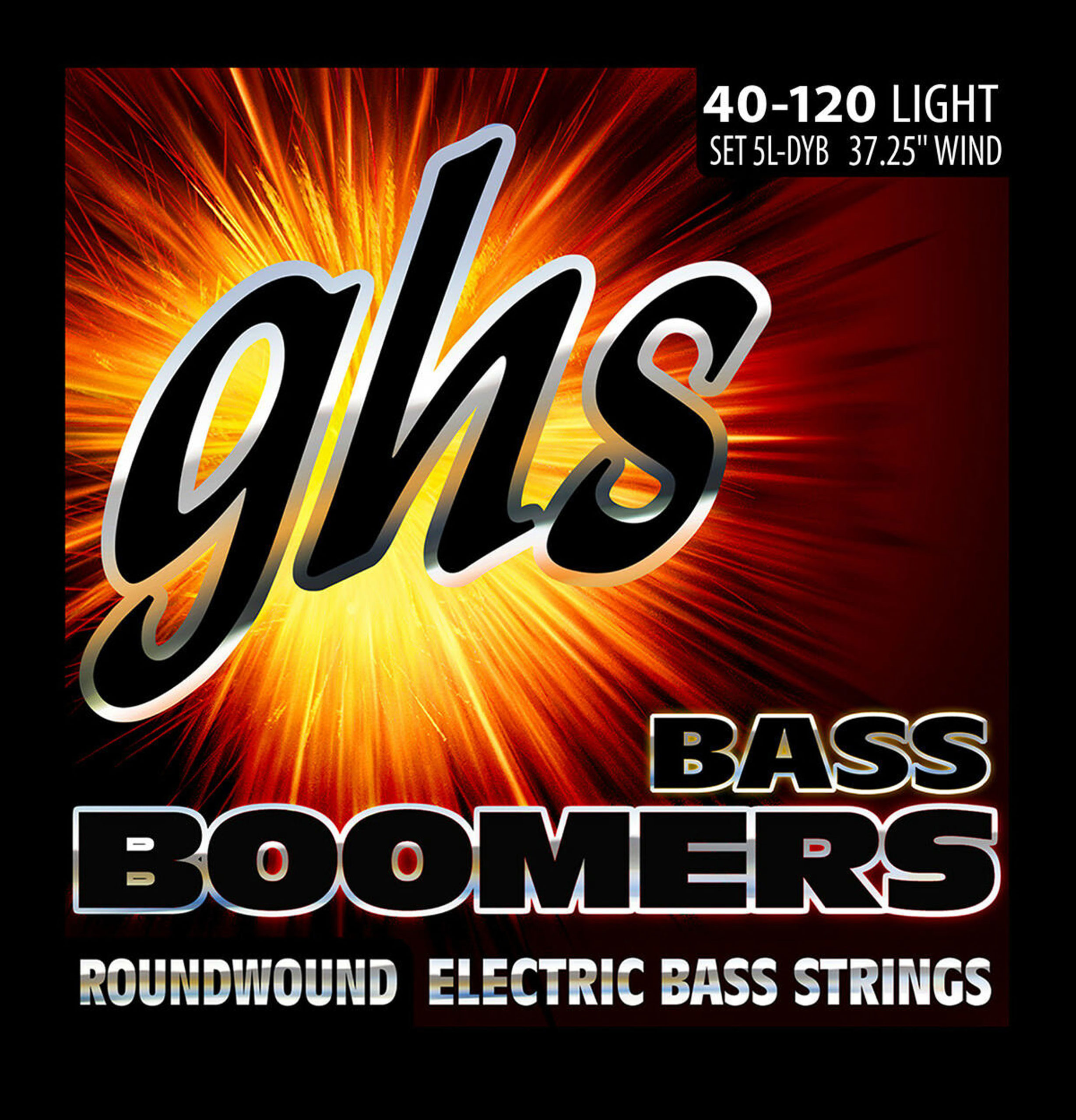 Струны для бас-гитары GHS 5L-DYB 40-120 5-String