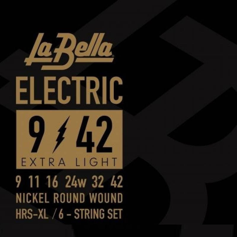 Струны для электрогитары La Bella HRS-XL 9-42