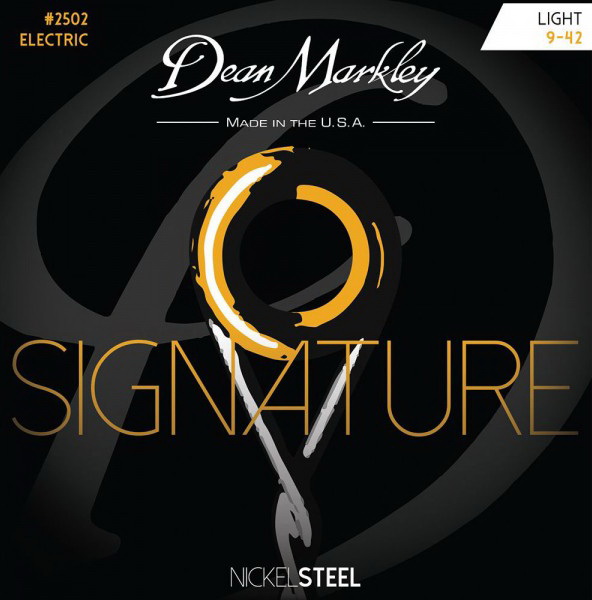 Струны для электрогитары Dean Markley 2502 Signature Nickel Steel 9-42