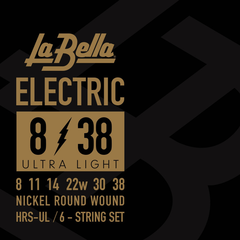 Струны для электрогитары La Bella HRS-UL 8-38