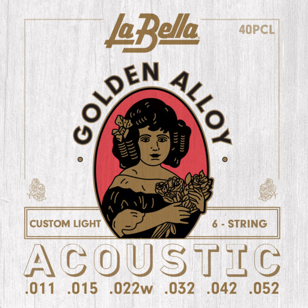 Струны для акустической гитары La Bella 40PCL 011-052