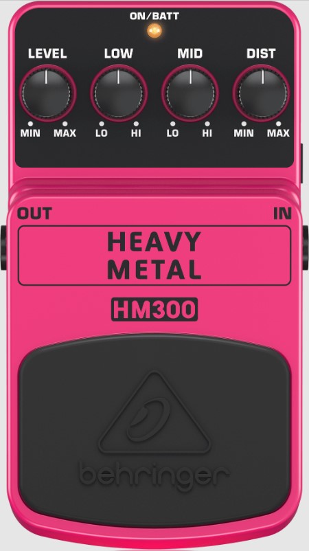 Педаль эффектов Behringer HM300 Heavy Metal