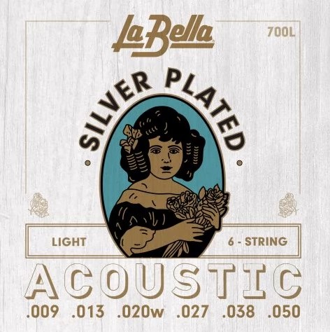 Струны для акустической гитары La Bella 700L 009-050