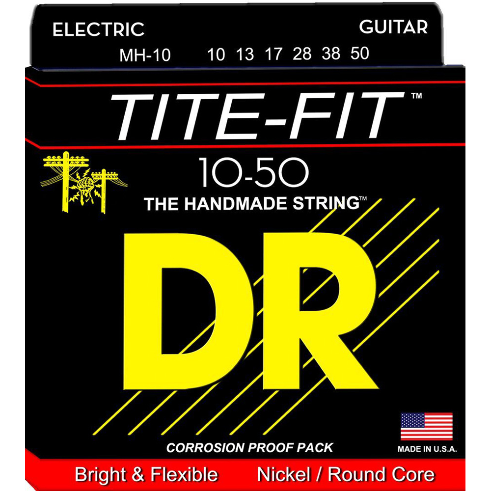 Струны для электрогитары DR MH-10 10-50