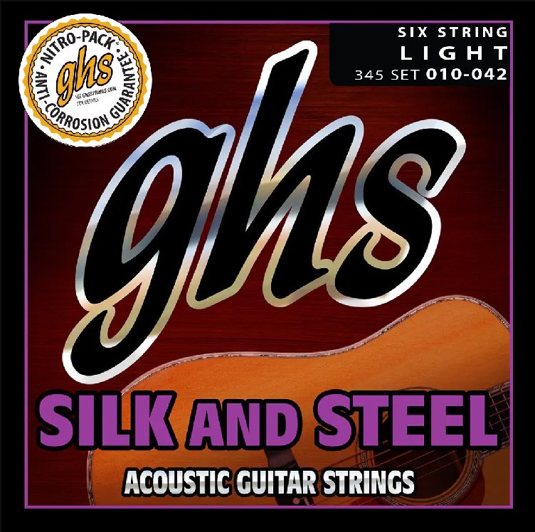 Струны для акустической гитары GHS 345 010-042