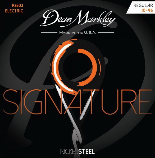 Струны для электрогитары Dean Markley 2503 Signature Nickel Steel 10-46
