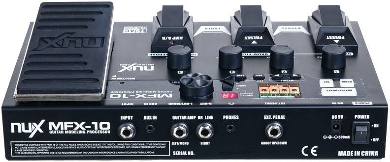 Процессор эффектов для электрогитары NUX MFX-10