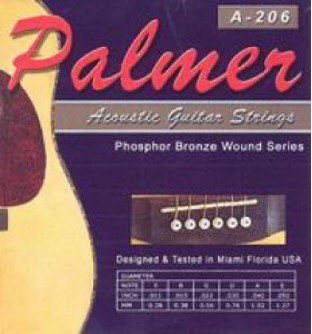 Струны для акустической гитары Palmer A-206 011-050